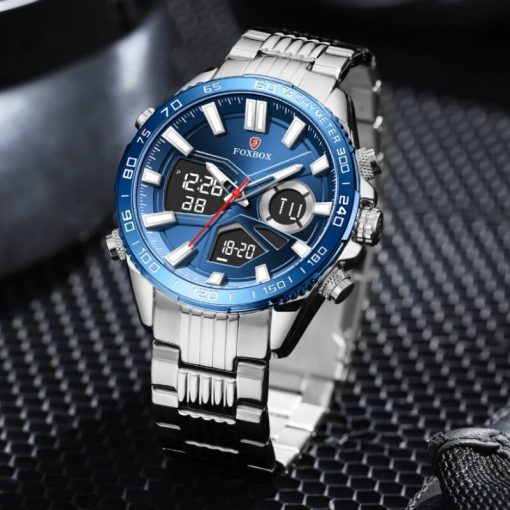 Top Brand Lige New Sport Military Men Watches Waterproof Luxury Digital Analog Alarm Clock Male Quartz 5