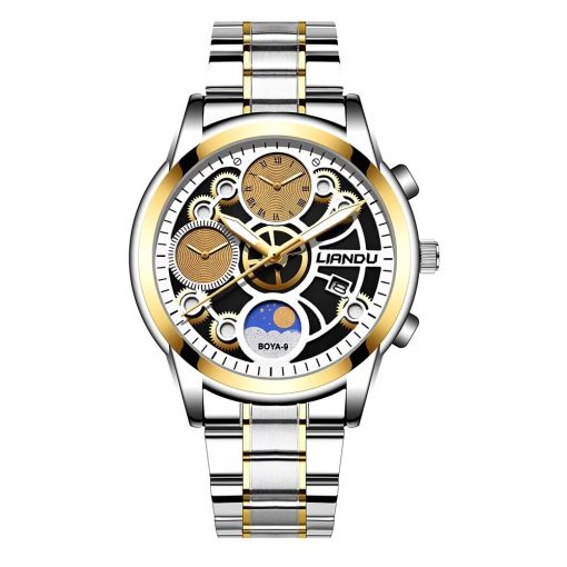 Top Brand Luxury Fashion Watch Men Mechanical Dial Clock Sport Watches Mens Quartz Wristwatch Relogio Masculino 5