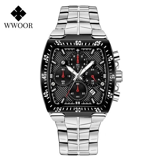 Wwoor New Luxury Citizen Men Watches Military Sports Quartz Wristwatches Waterproof Auto Date Chronograph Male Relogio 5