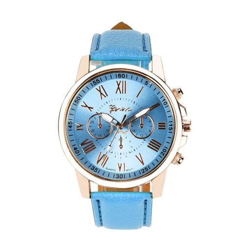 Women S Digital Wristwatches Roman Numerals Faux Leather Analog Quartz Watch Wristwatches Watches For Women Leather