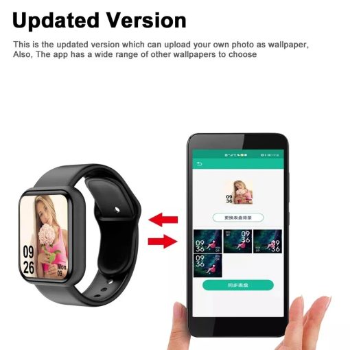 Y68 Smart Wristband Multi Function Movement Steps Bluetooth Connected Smart Watch For Men Women Suitable For 3