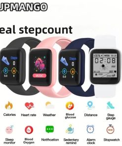 Y68s Real Step Count Rechargeable Smart Watch Men And Women Touchscreen Sports Fitness Watch Phone Connection