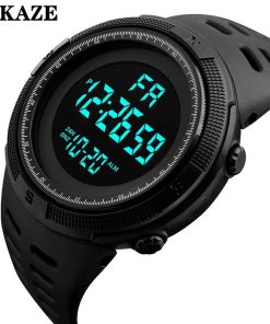 Yikaze Men S Digital Electronic Watch Sports Glow 50mm Large Dial Student Outdoor Adventure Trend Multifunctional