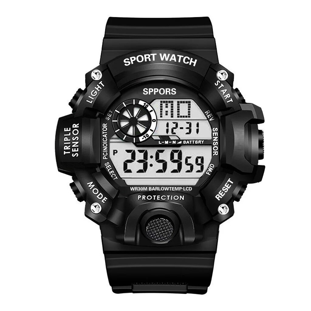 YIKAZE-Men-s-Watch-Fashion-Sports-Electronic-Wristwatch-Big-dial-Multifunctional-Waterproof-Luminous-Alarm-Male-s-2