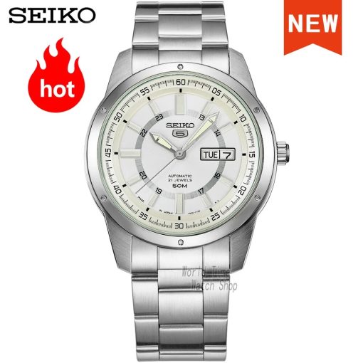 Seiko Watch Men 5 Automatic Watch To Luxury Brand Waterproof Men S Steel Strap Analogue Dual