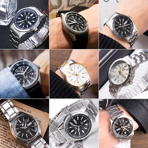 Seiko Watch Men 5 Automatic Watch Top Luxury Brand Sport Men Watch Set Men Watch Waterproof 4