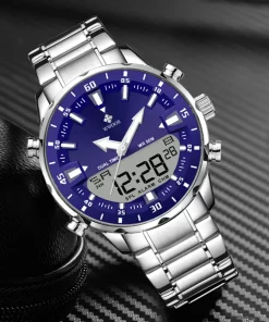 Wwoor Fashion Men S Watches Luxury Original Quartz Digital Analog Sport Military Wrist Watch For Man 1